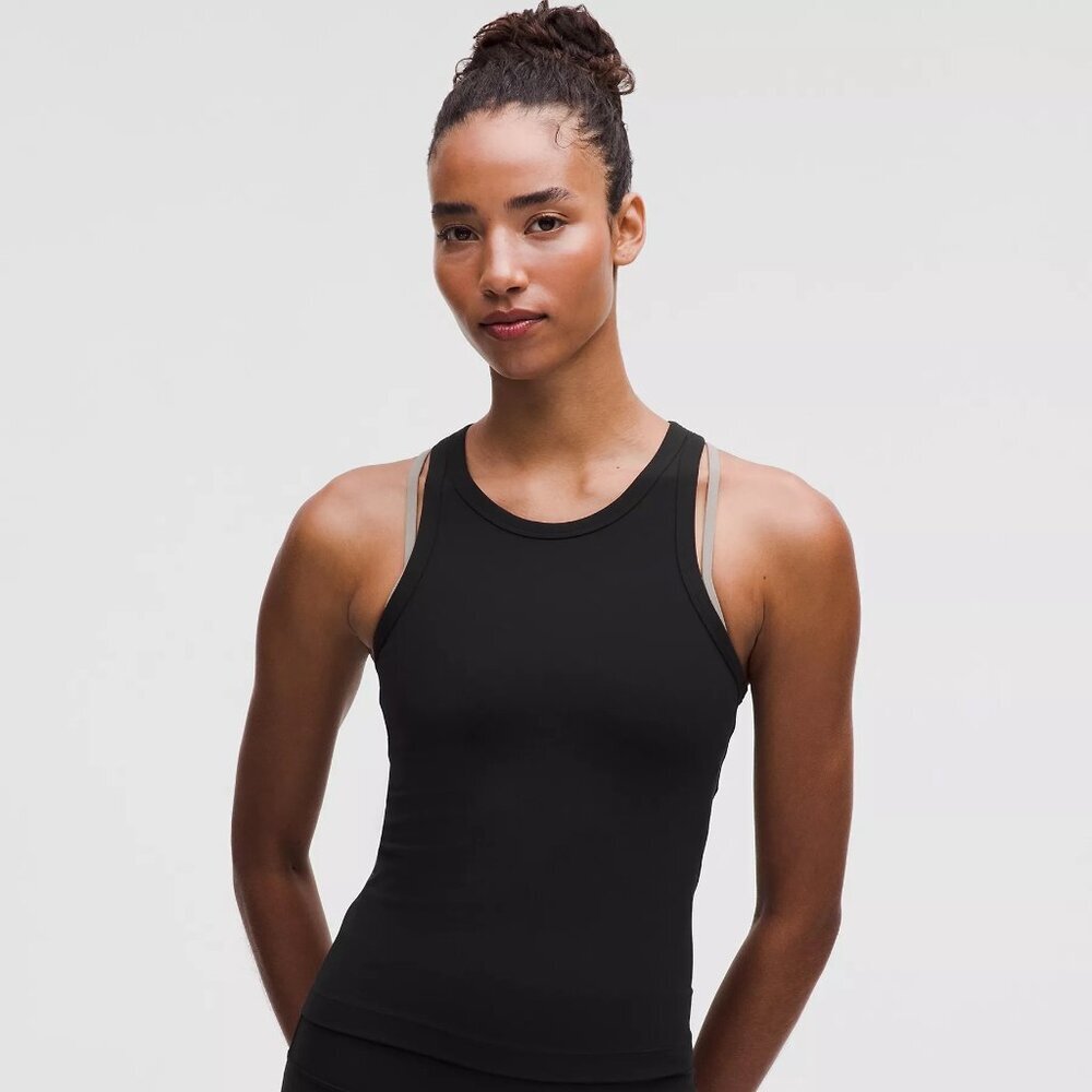 Align Waist-Length Racerback - Black - Picture 2 of 3